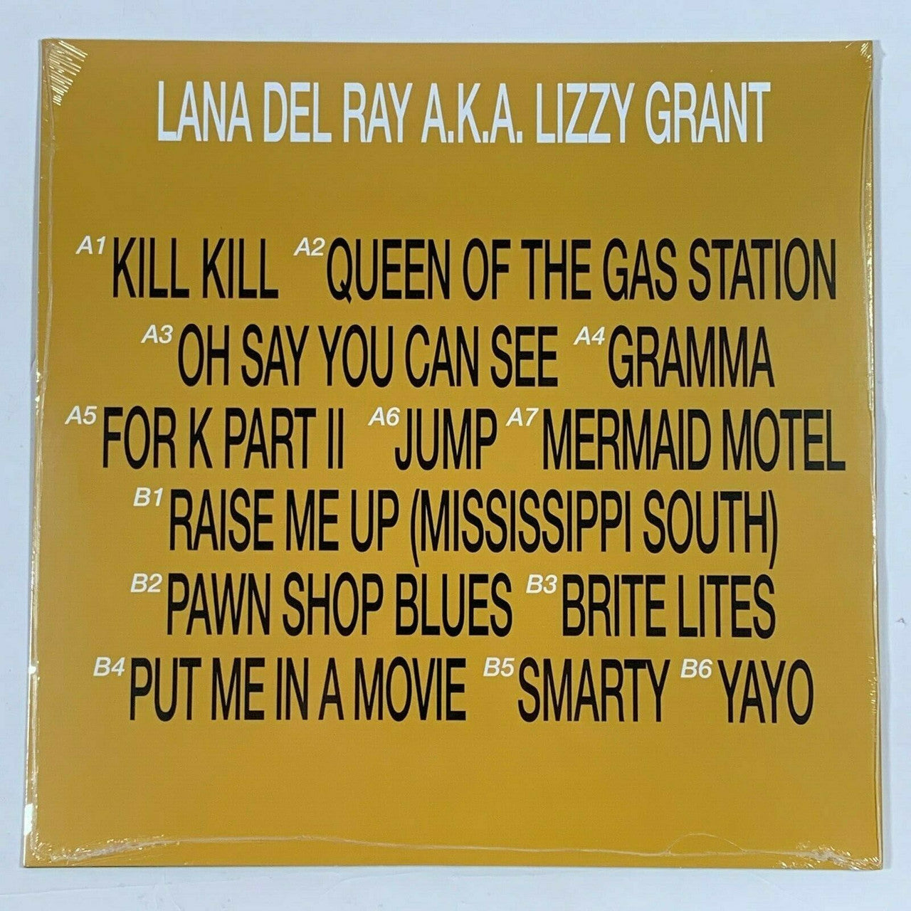 Lana Del Rey Lana Del Ray A.K.A. Lizzy Grant 1LP Vinyl Limited Black 12" Record