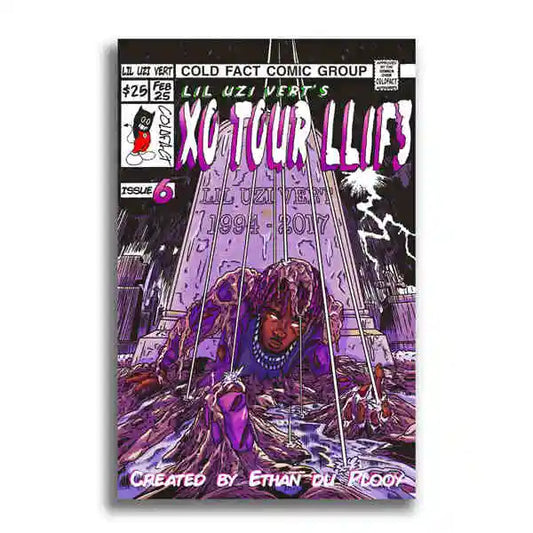 Lil Uzi Vert " XO Tour Llif3" Manga Poster