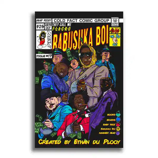 ASAP Rocky "Babushka Boi" Manga Poster