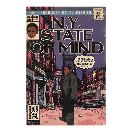 Nas N.Y. State of Mind Poster