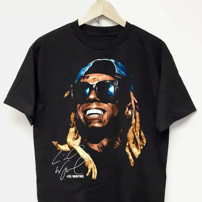 Lil Wayne Graphic T-Shirt (Black, S-3XL)