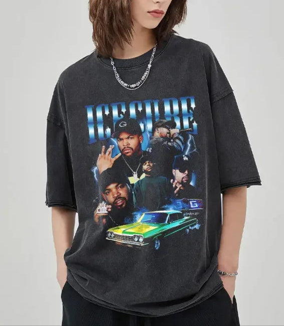 Ice Cube Collage Graphic Tee