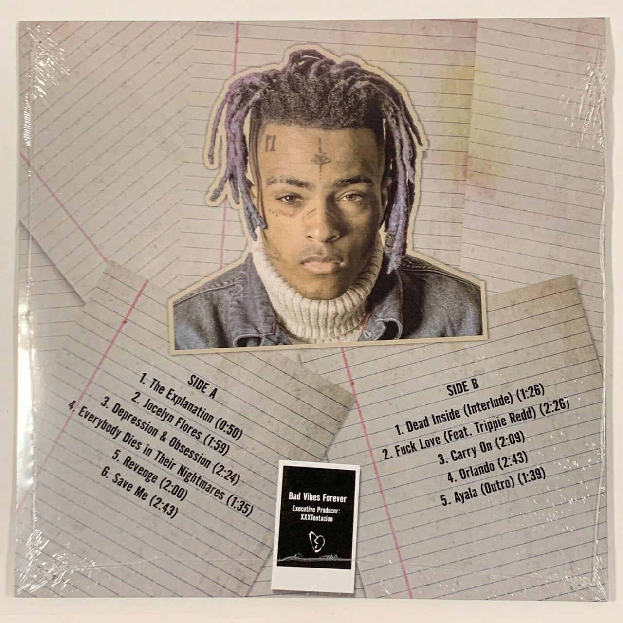 XXXTentacion 17 1LP Vinyl Limited Black 12" Record