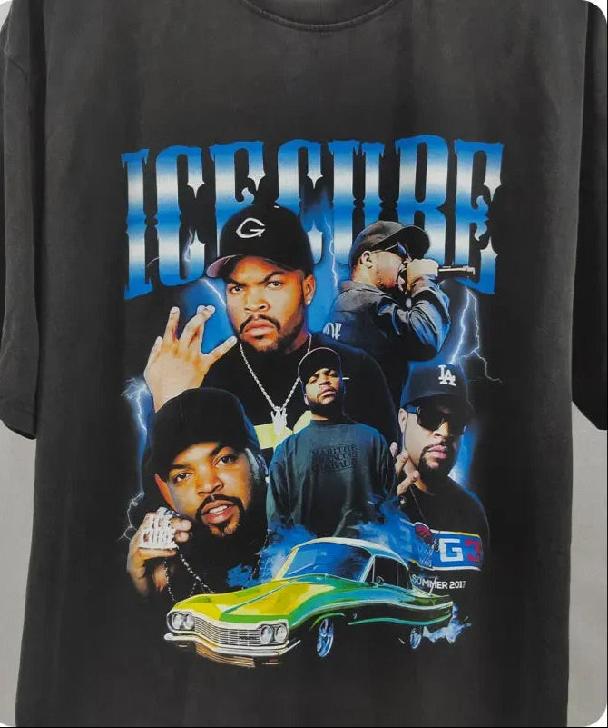 Ice Cube Collage Graphic Tee