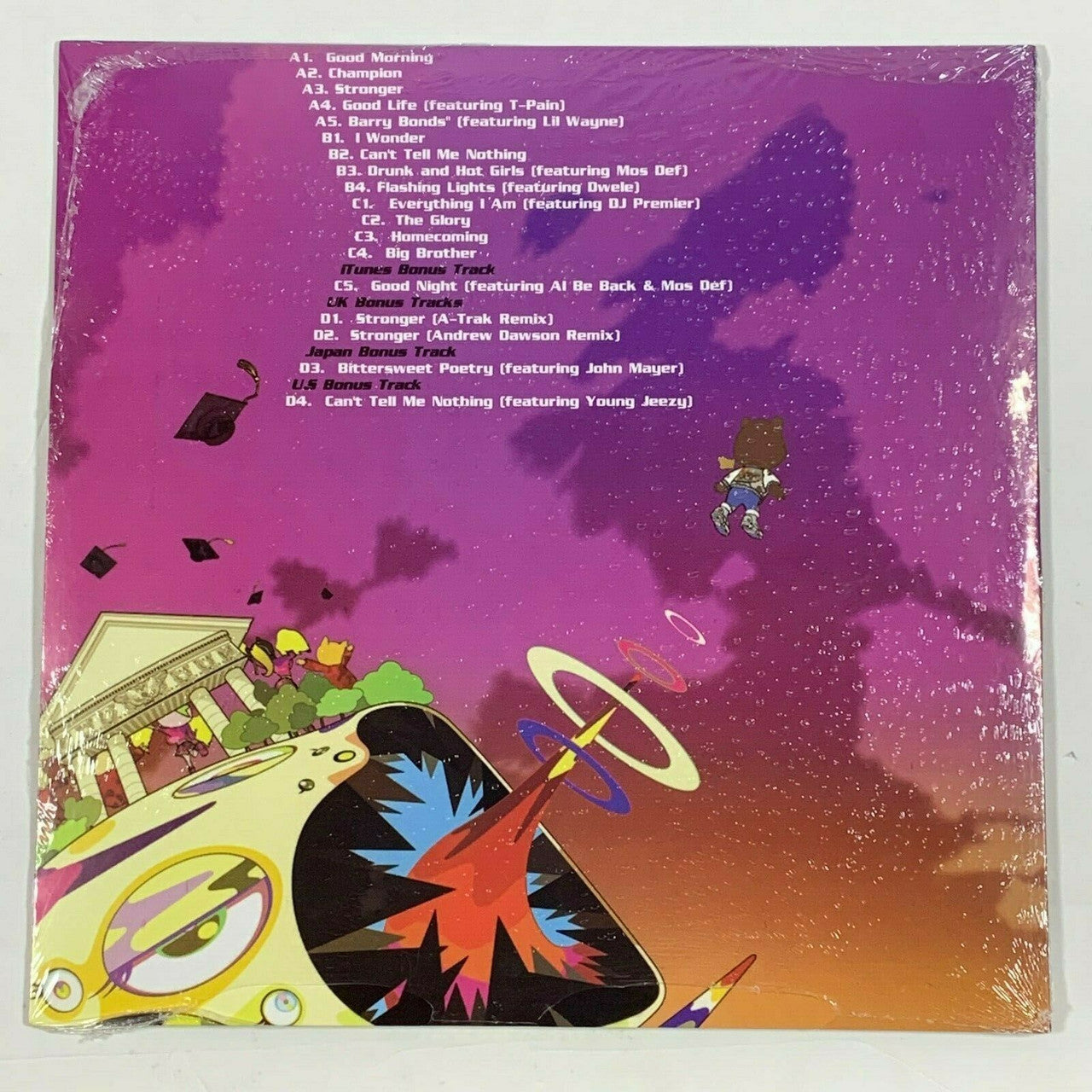 Kanye West Graduation 2LP Vinyl Limited Purple 12" Record