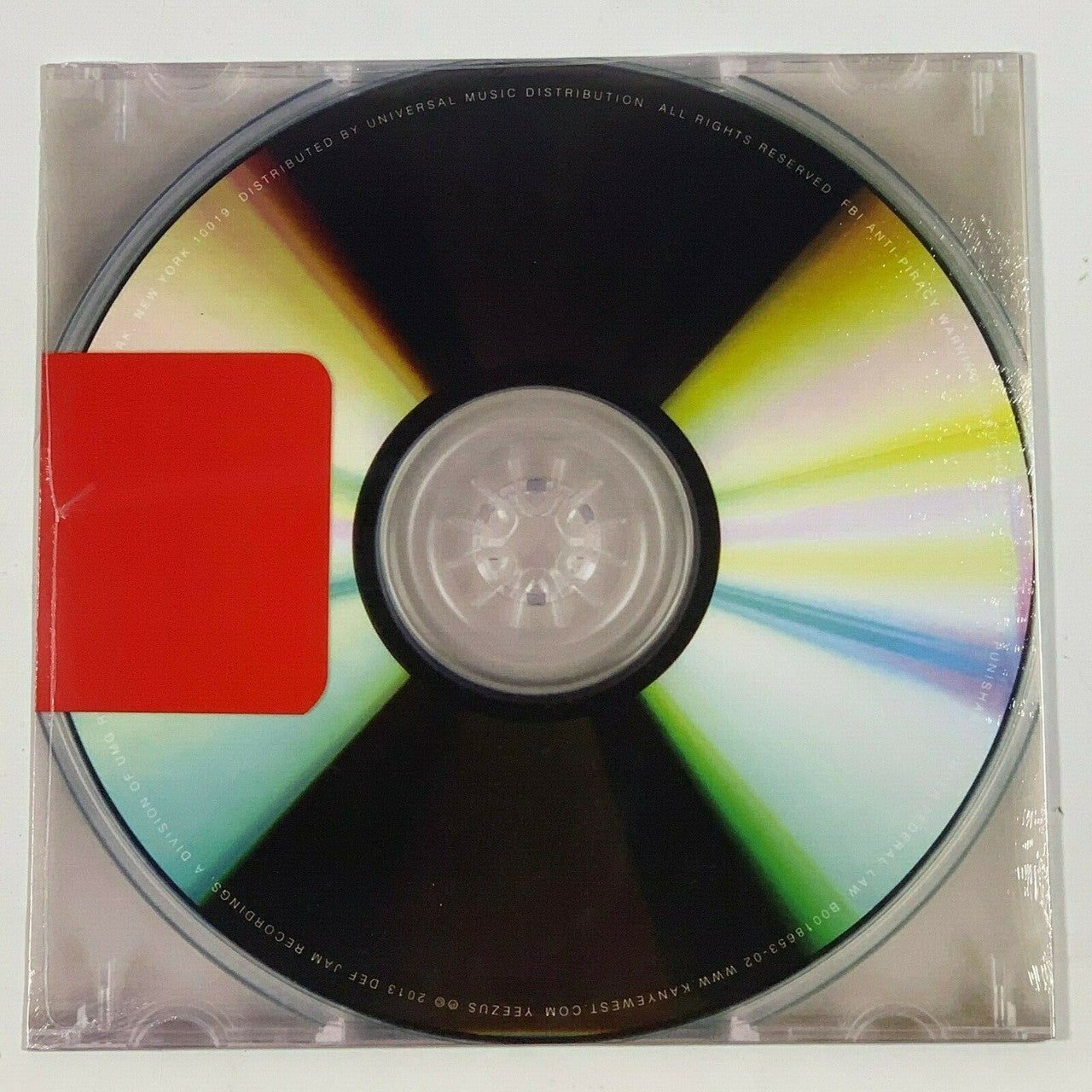 Kanye West Yeezus 1LP Vinyl Limited Smokey Clear 12" Record