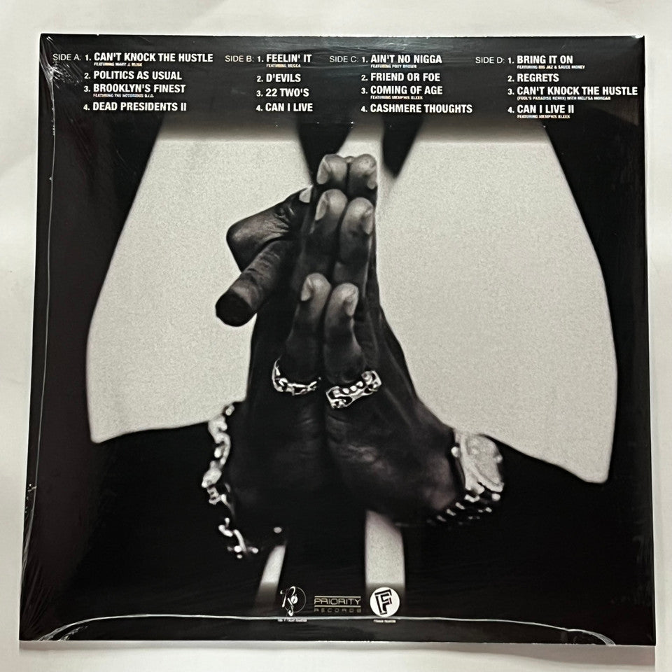 Jay Z Reasonable Doubt 2LP Vinyl Limited Black 12" Record