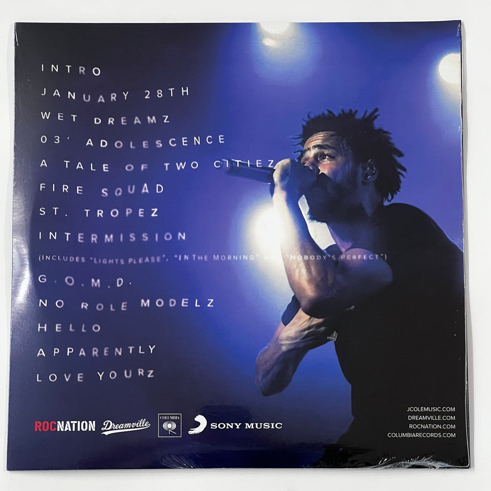 J. Cole J Cole Forest Hills Drive Live 2LP Vinyl Limited Black 12" Record